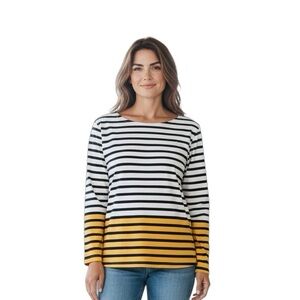 Barbour stripped, preppy, corp core, cottage core long sleeve shirt.